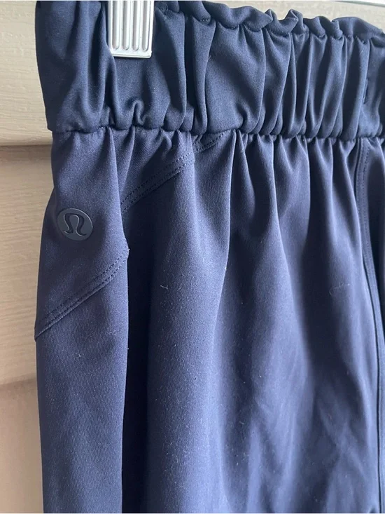 Lululemon Jogger Pants Drawstring Studio Athletic Stretch Navy Blue Women’s 4 - Picture 3 of 7